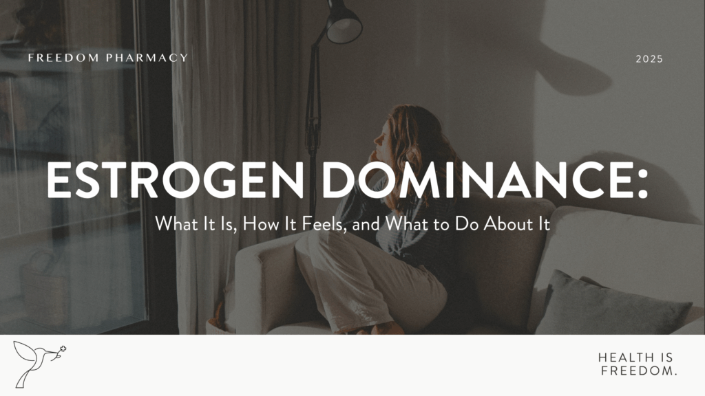 Learn how to recognize the signs of estrogen dominance and support hormone balance naturally with targeted tips and supplement support.